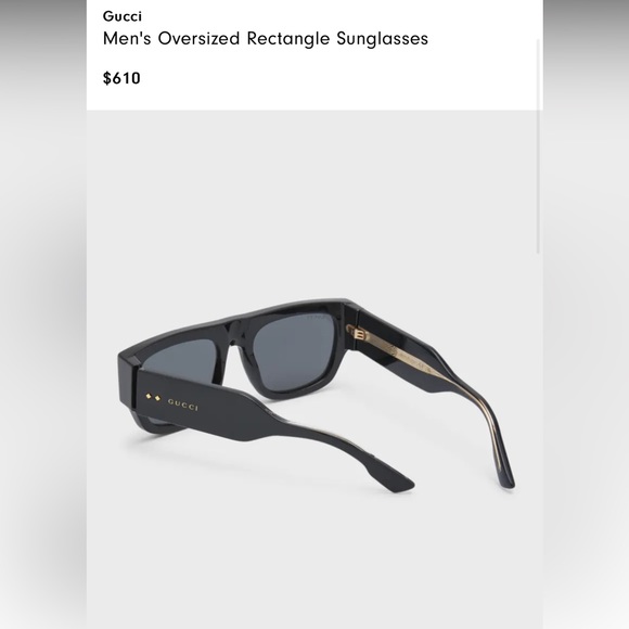 Gucci oversized rectangle sunglasses - Picture 6 of 6
